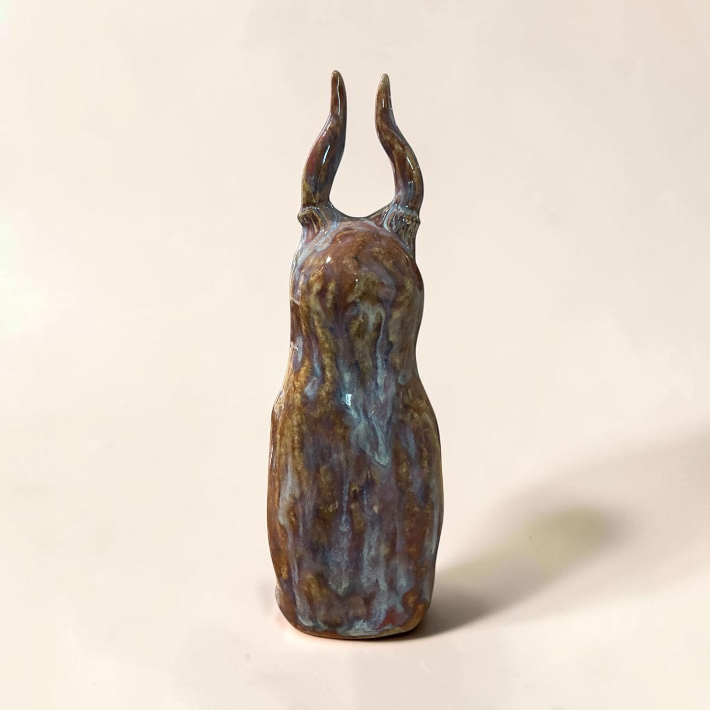 Yellow Horned Spirit Totem Cup and Ring