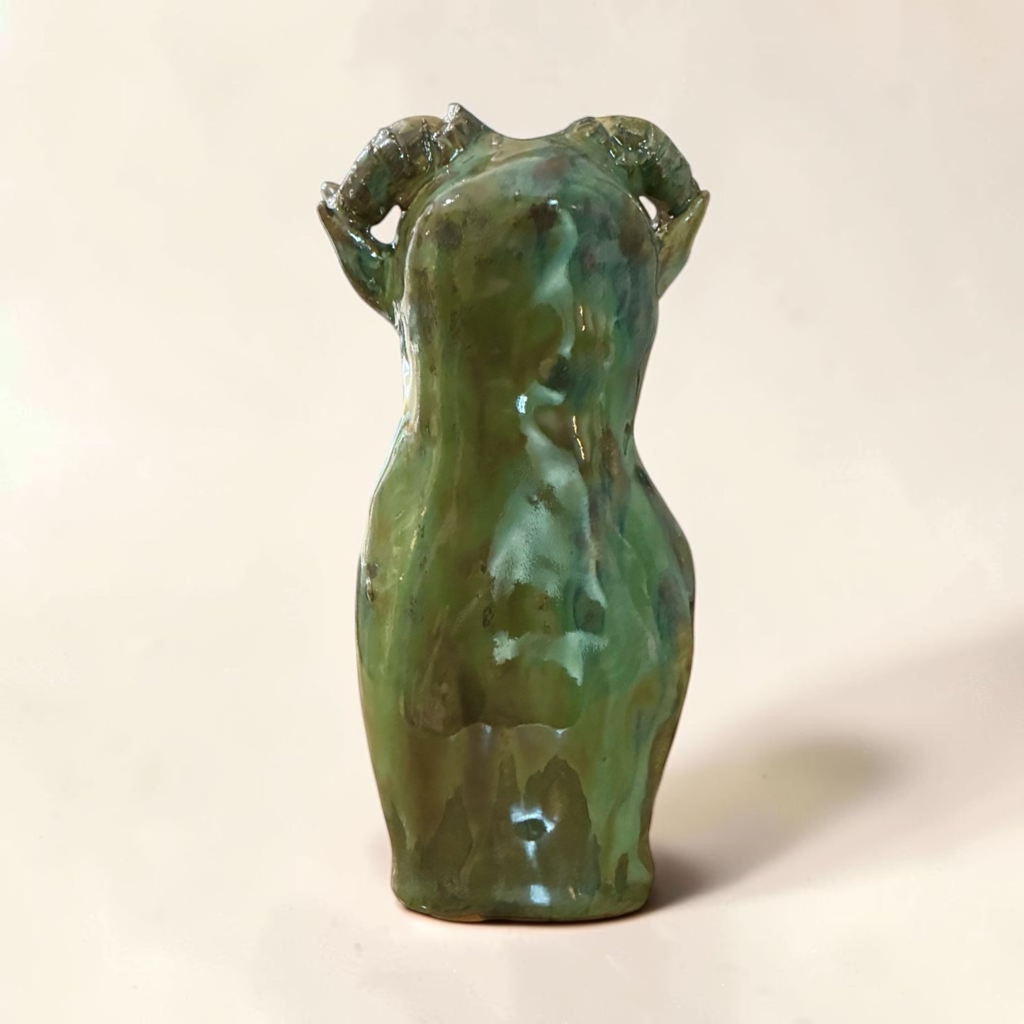 Green Horned Spirit Totem Triskele