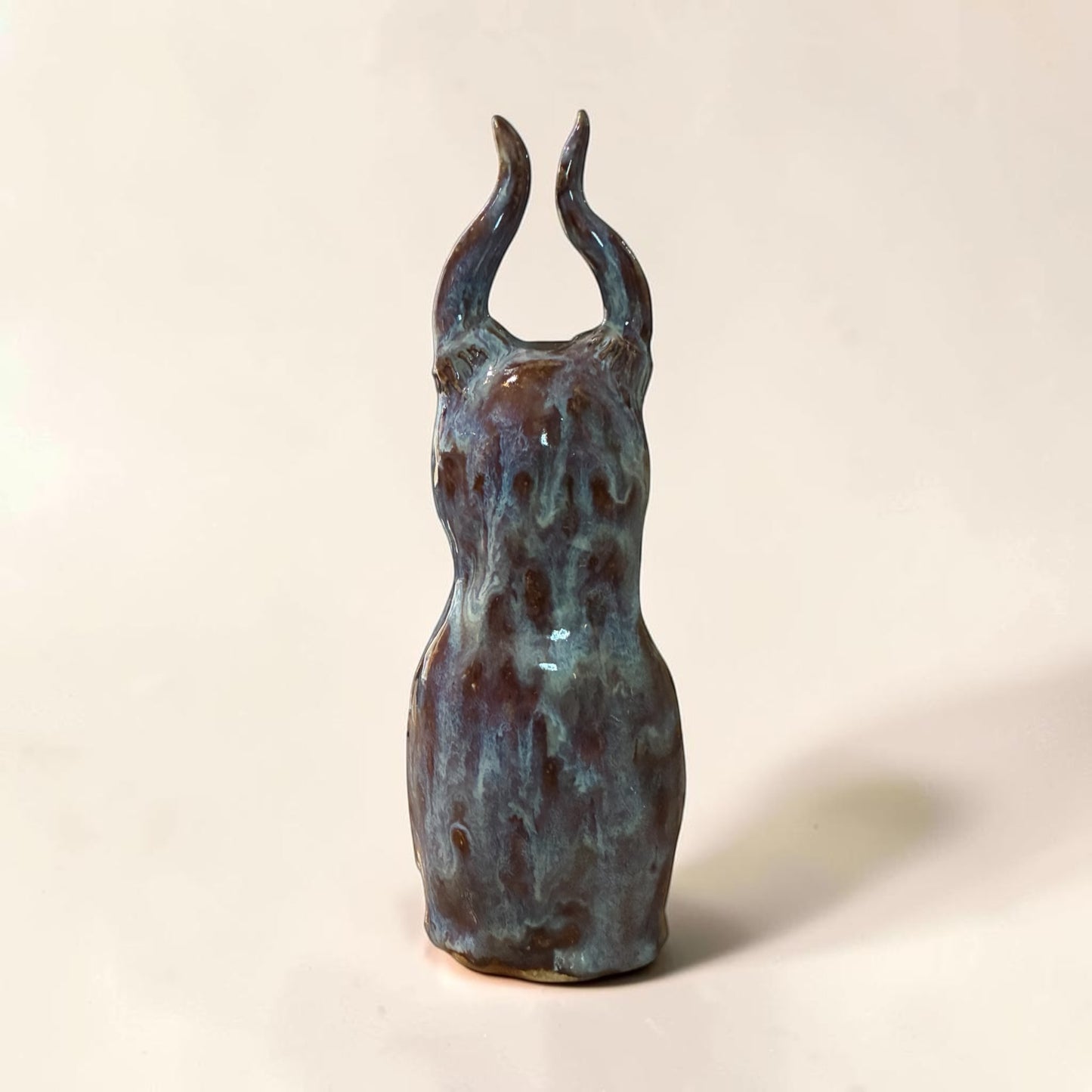 Multi-Coloured Horned Spirit Totem Cup and Ring