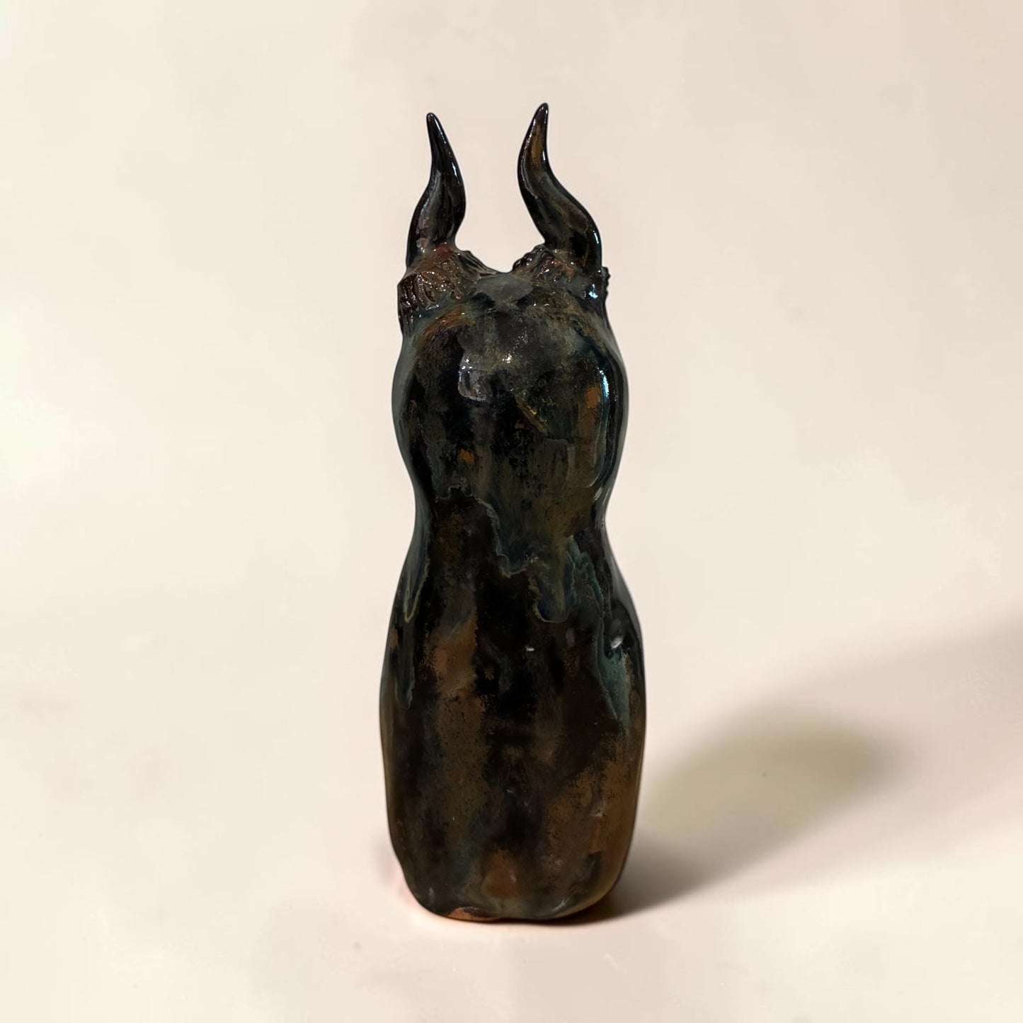 Black Horned Spirit Totem Cup and Ring