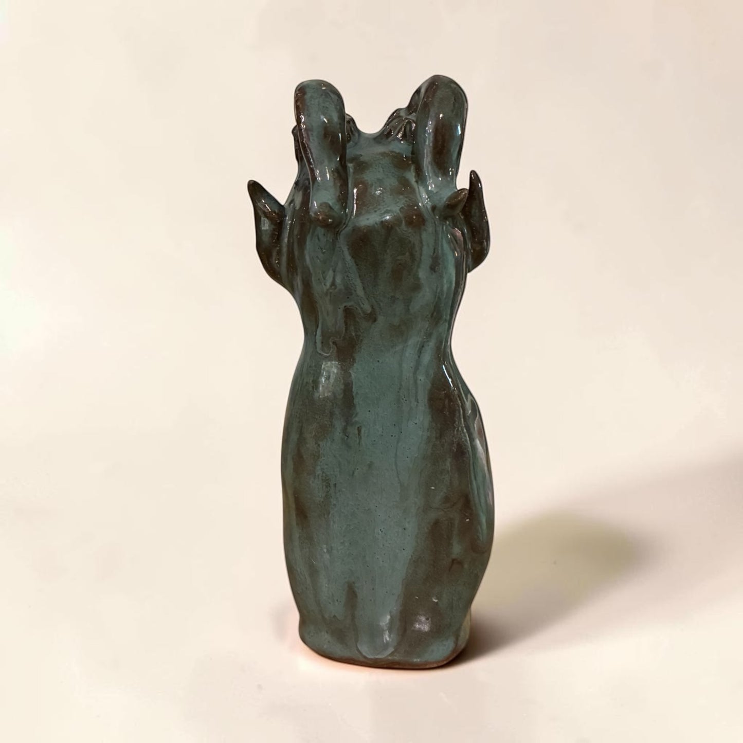 Blue Horned Spirit Totem Labyrinth
