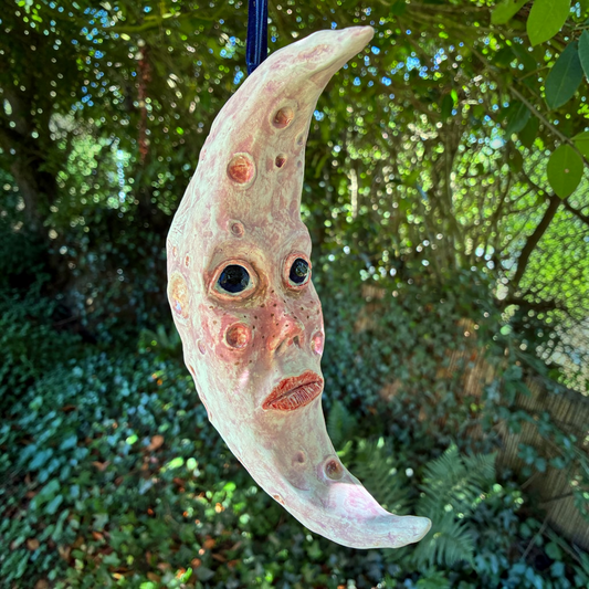 Pink Crescent Moon