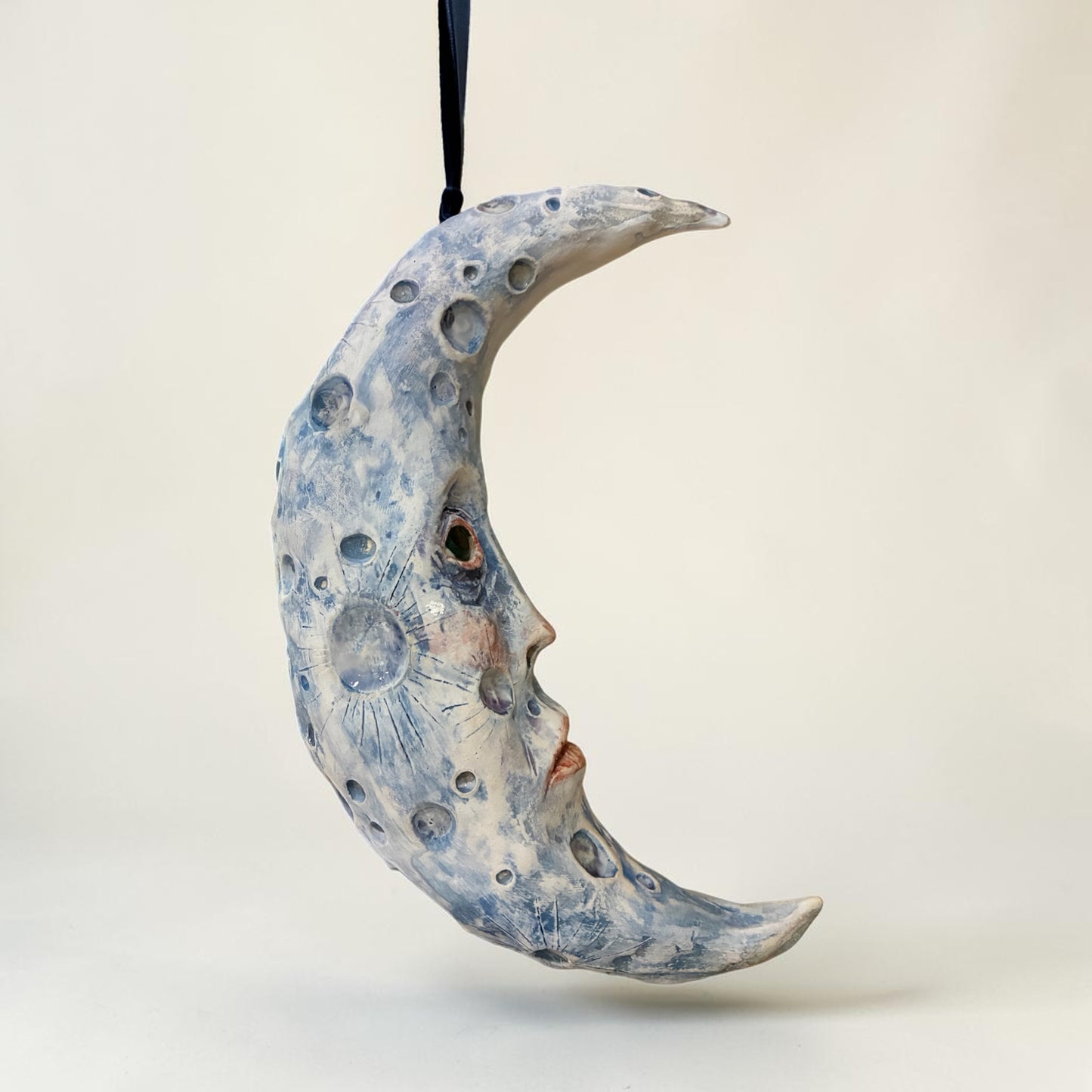 Snow Crescent Moon