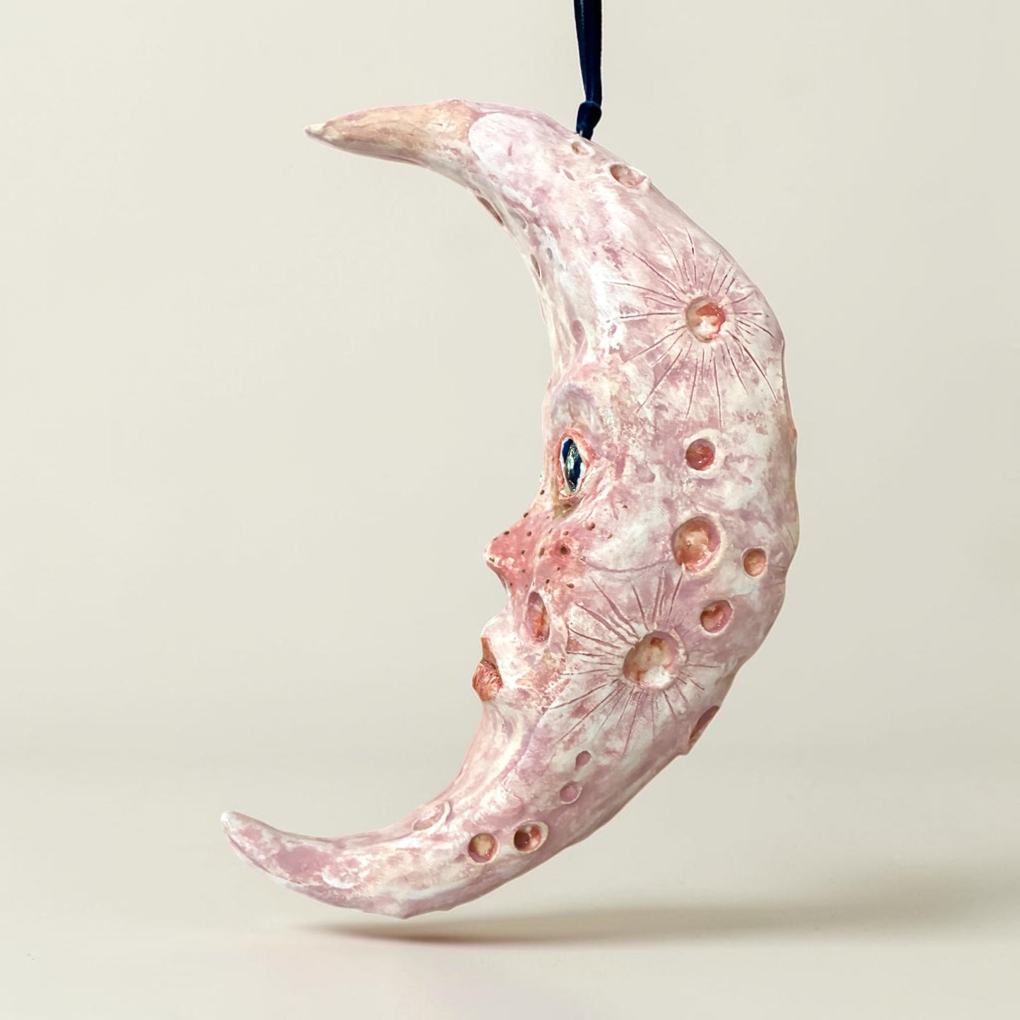 Pink Crescent Moon