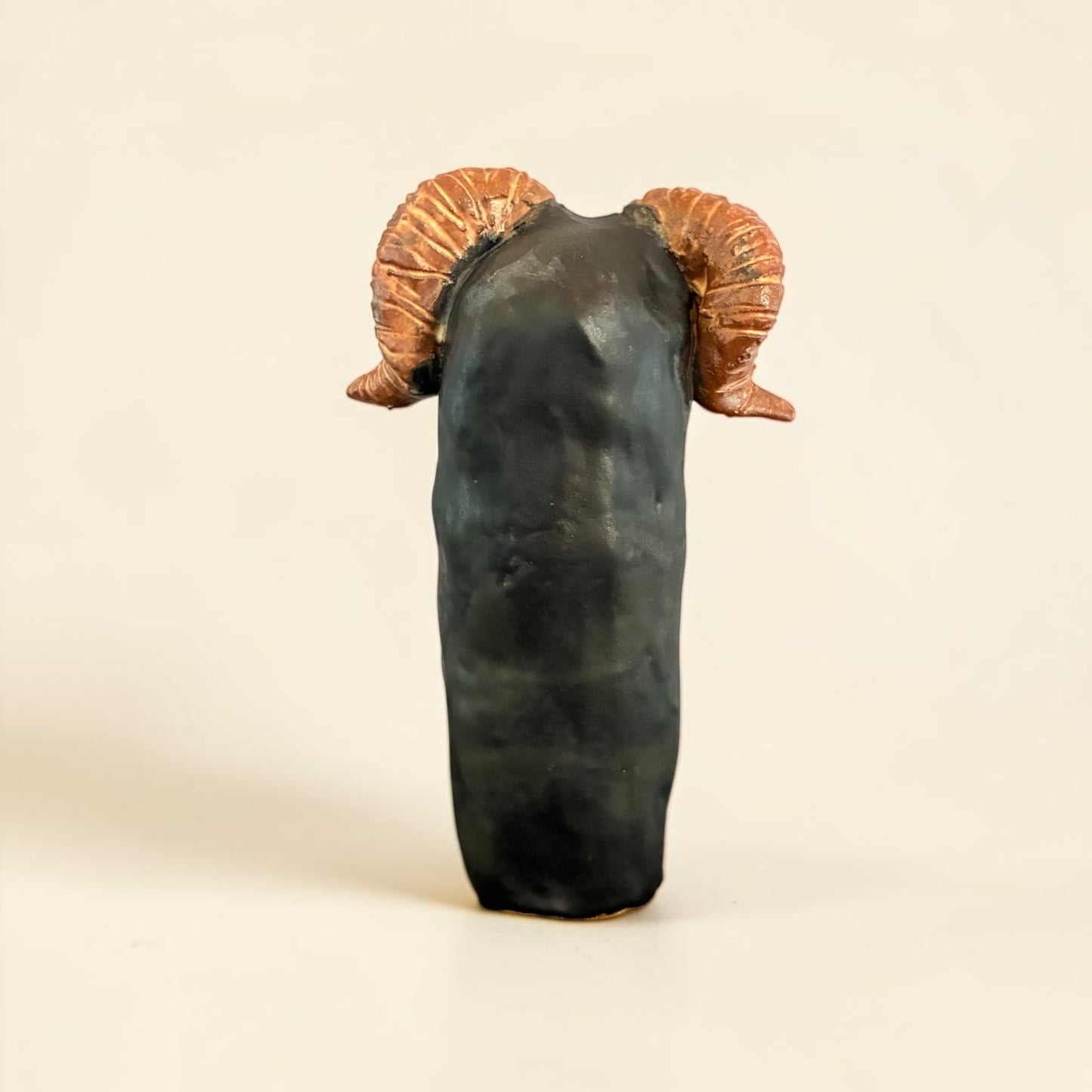 Goat Animal Totem with Cup and Ring