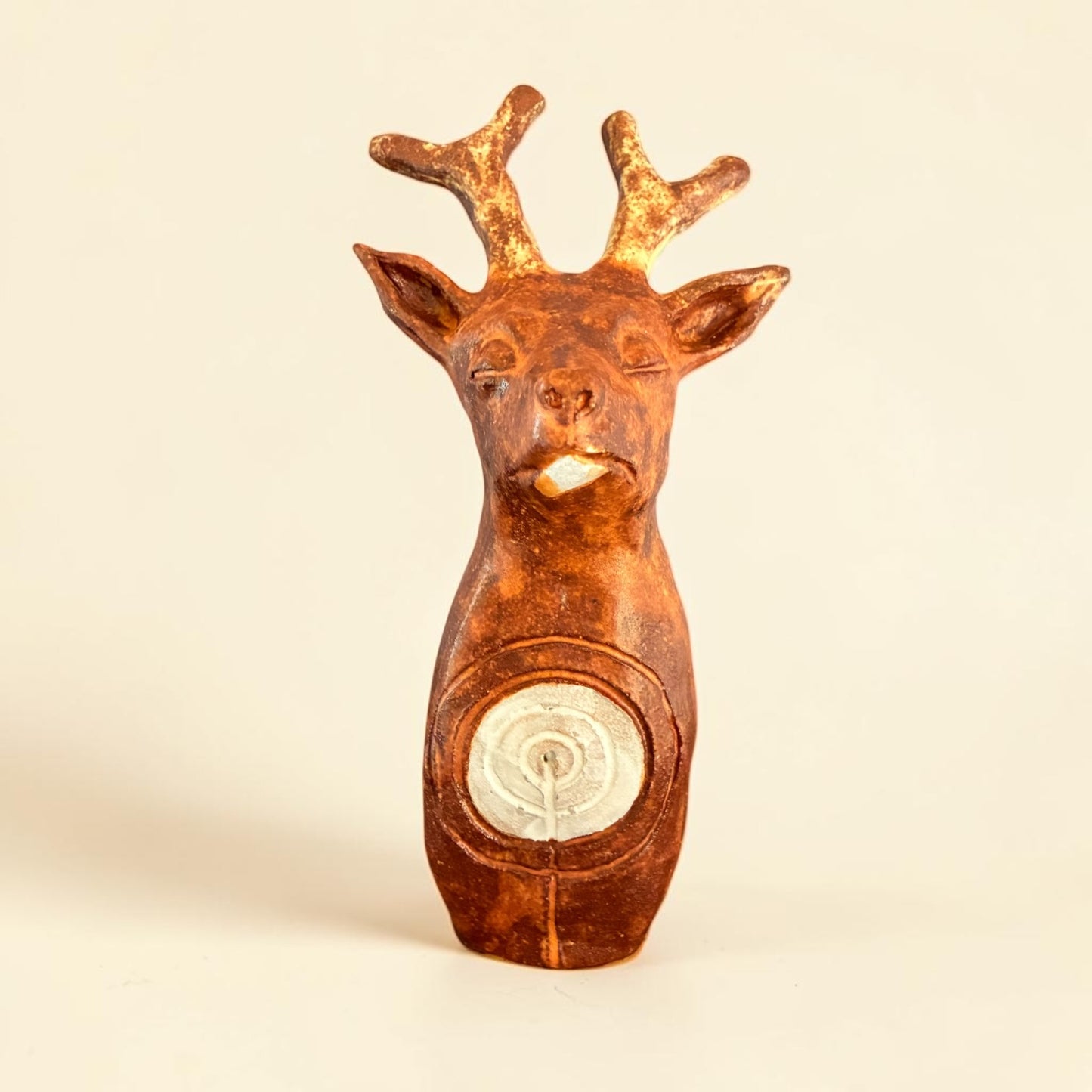 Stag Animal Totem with Cup and Ring