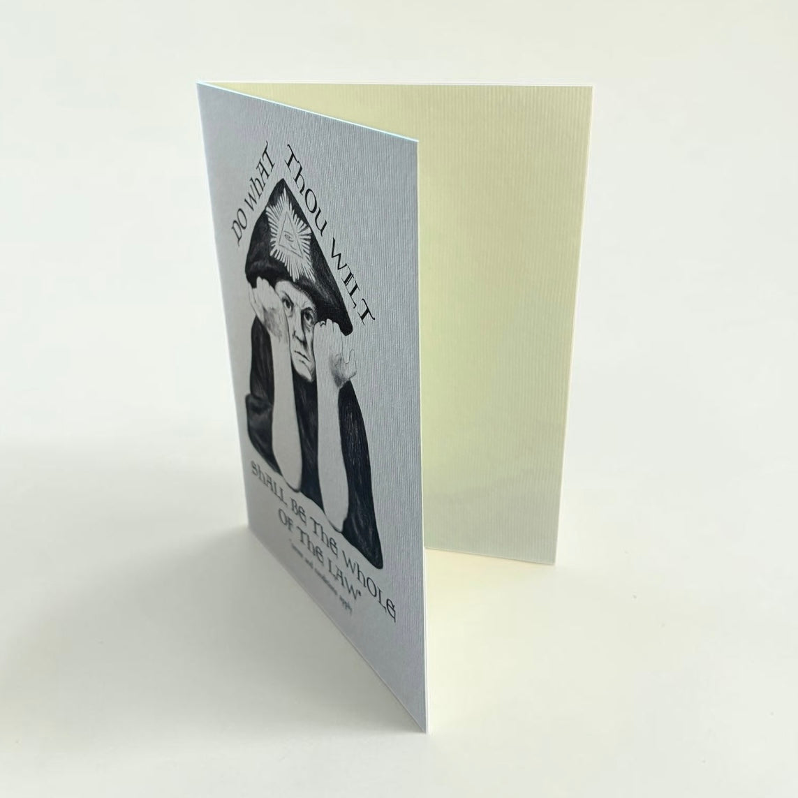 Aleister Crowley Greetings Card