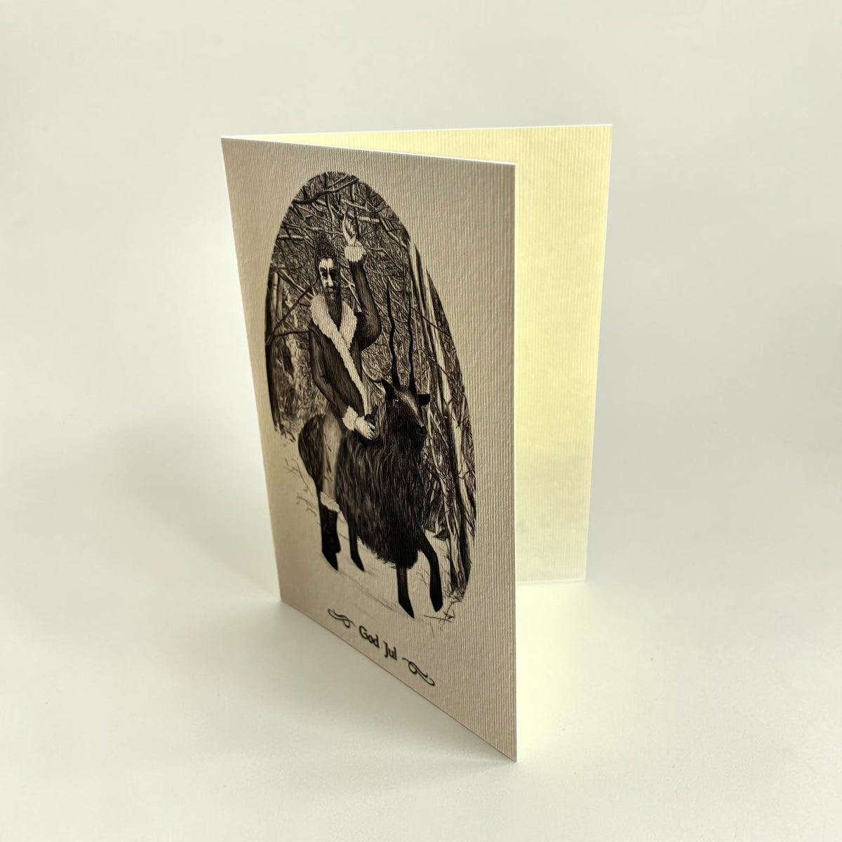 Holly King Winter Solstice Greetings Card
