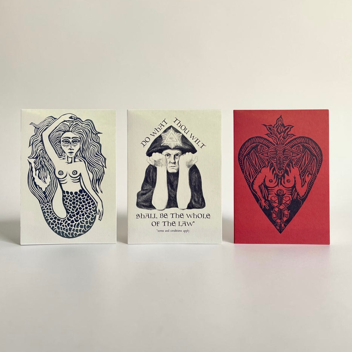 Set of 3 Greeting Cards