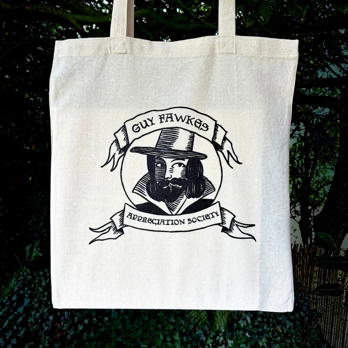 Guy Fawkes Appreciation Society Tote Bag