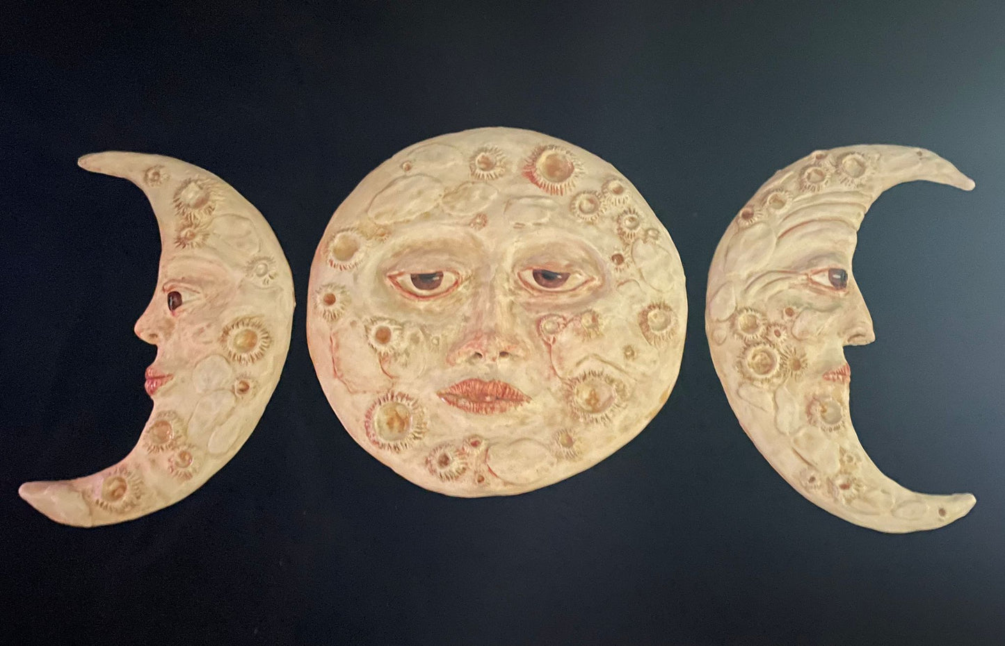 Plaque Triple Moon Goddess