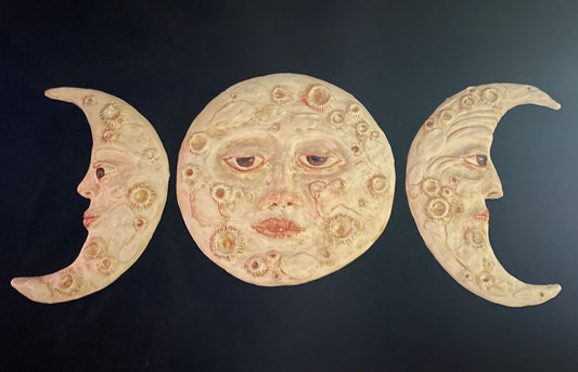 Plaque Triple Moon Goddess