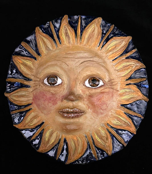 Mostly Happy Sun Plaque