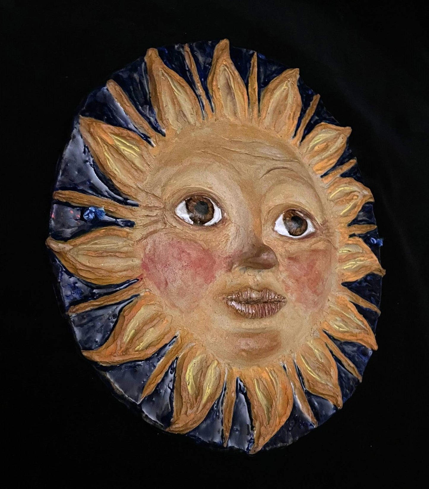 Mostly Happy Sun Plaque