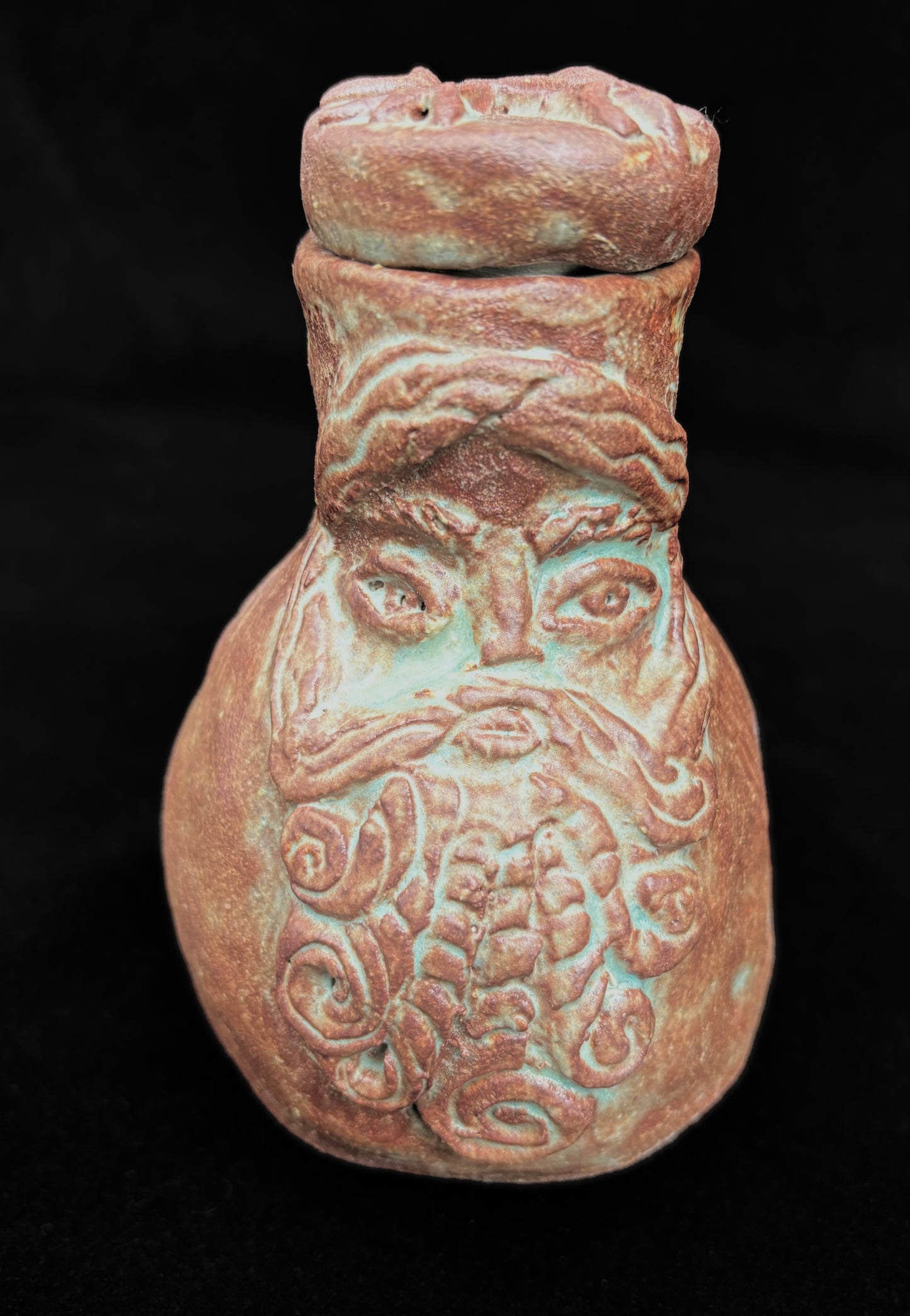 Bellarmine Witch Bottle Hand Coiled