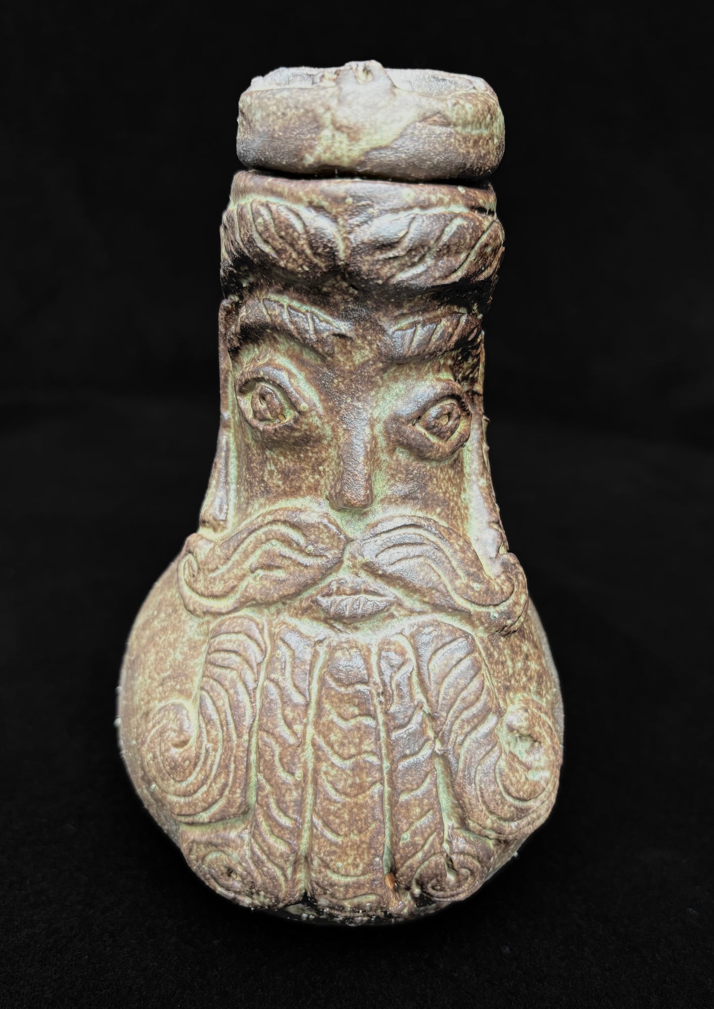 Bellarmine Witch Bottle Hand Coiled