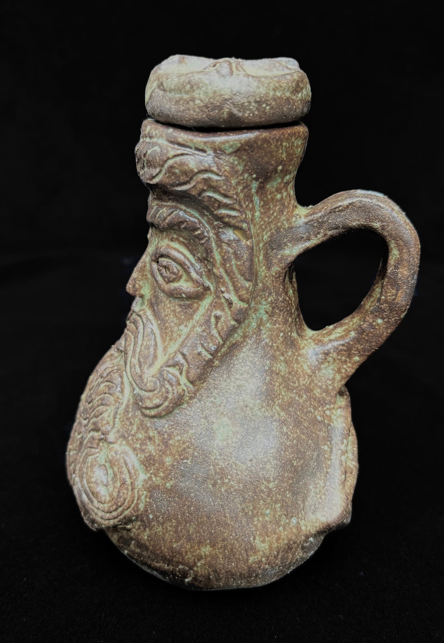 Bellarmine Witch Bottle Hand Coiled